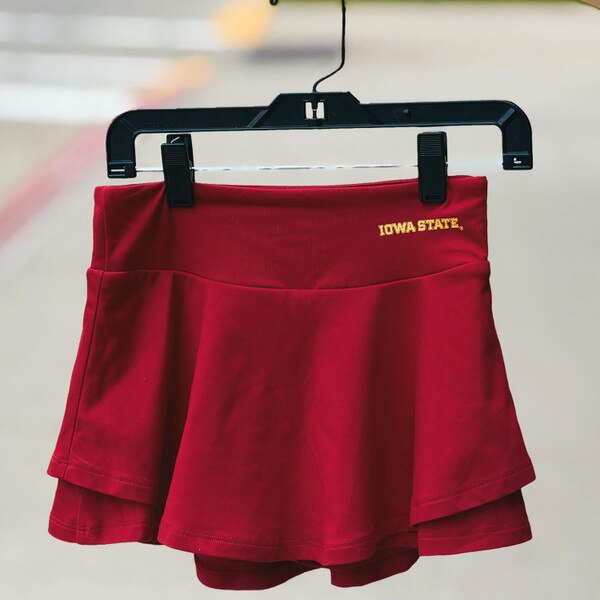 ZooZatz Youth Iowa State Cardinal Flutter Skort